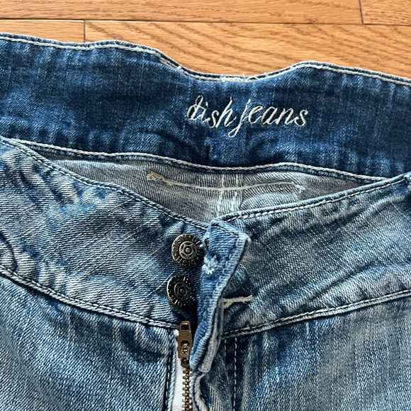 [14/36]]WMN Dish Jeans Blue Bermuda Denim Shorts - Picture 4 of 12